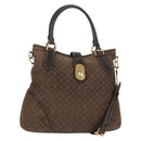 LOUIS VUITTON Monogram Idylle Elegy Hand Bag Black M56696 LV Auth bs31637-1