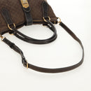 LOUIS VUITTON Monogram Idylle Elegy Hand Bag Black M56696 LV Auth bs31637-8