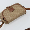 CELINE Macadam Canvas Shoulder Bag PVC Beige Gold Auth bs31640-6