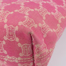 CELINE Paris Macadam Tote Bag Denim Pink Gold Auth bs31642-15