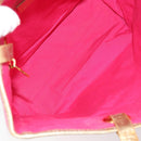 CELINE Paris Macadam Tote Bag Denim Pink Gold Auth bs31642-11