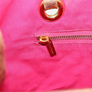 CELINE Paris Macadam Tote Bag Denim Pink Gold Auth bs31642-21