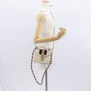 GUCCI Silvi Sherry Line Hand Bag Leather 2way Beige Gold 470270 Auth bs31644-25