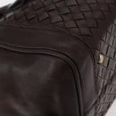 BOTTEGA VENETA INTRECCIATO Hand Bag Leather Brown Gold Auth bs31645-9