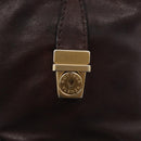 BOTTEGA VENETA INTRECCIATO Hand Bag Leather Brown Gold Auth bs31645-17