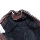 BOTTEGA VENETA INTRECCIATO Hand Bag Leather Brown Gold Auth bs31645-20