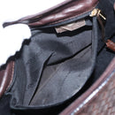 BOTTEGA VENETA INTRECCIATO Hand Bag Leather Brown Gold Auth bs31645-22