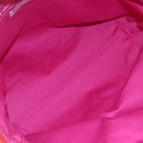 VALENTINO Tote Bag Leather Orange Gold Auth bs31646-12