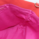 VALENTINO Tote Bag Leather Orange Gold Auth bs31646-18