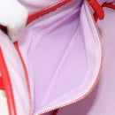 Christian Dior Canage Tote Bag Coated Canvas Red Silver Auth bs31647-21