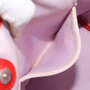 Christian Dior Canage Tote Bag Coated Canvas Red Silver Auth bs31647-22