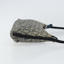 Christian Dior Trotter Canvas Accessory Pouch Navy Silver Auth bs31648-3