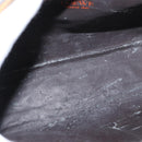 LOEWE Anagram Clutch Bag Leather Beige Gold Auth bs31652-10