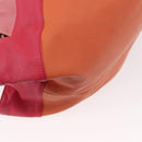 LOEWE Nappa Aire Anagram Hand Bag Leather Orange Auth bs31653-15