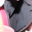 LOEWE Nappa Aire Anagram Hand Bag Leather Orange Auth bs31653-22