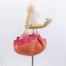 LOEWE Nappa Aire Anagram Hand Bag Leather Orange Auth bs31653-23