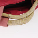 LOEWE Nappa Aire Anagram Hand Bag Leather Orange Auth bs31653-7