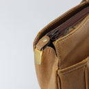 LOEWE Anagram Tote Bag Leather Beige Gold Auth bs31654-10