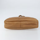 LOEWE Anagram Tote Bag Leather Beige Gold Auth bs31654-5