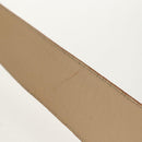 Salvatore Ferragamo Shoulder Bag Nylon Leather Beige Silver Auth bs31655-13