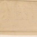 Salvatore Ferragamo Shoulder Bag Nylon Leather Beige Silver Auth bs31655-15