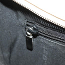 Salvatore Ferragamo Shoulder Bag Nylon Leather Beige Silver Auth bs31655-26