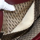 SAINT LAURENT Shoulder Bag Leather Red Gold Auth bs31658-12