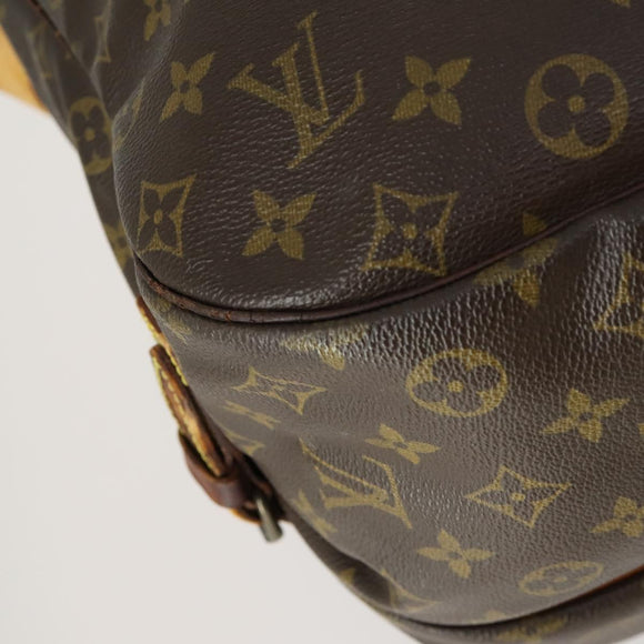 LOUIS VUITTON Monogram Saumur 35 Shoulder Bag M42254 LV Auth bs31663