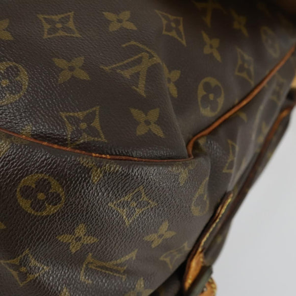 LOUIS VUITTON Monogram Saumur 35 Shoulder Bag M42254 LV Auth bs31663