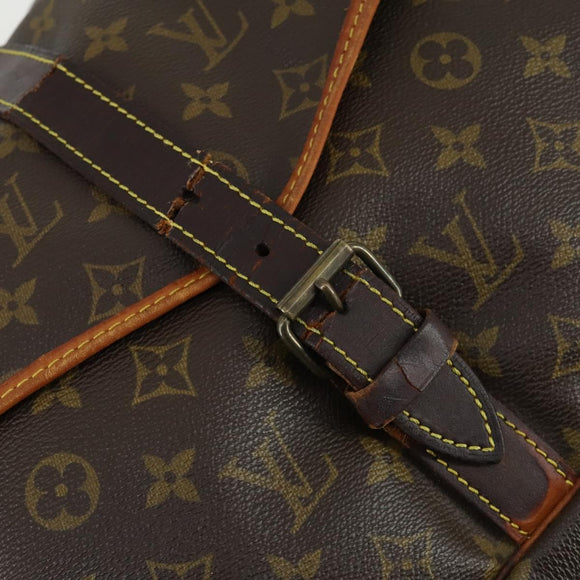 LOUIS VUITTON Monogram Saumur 35 Shoulder Bag M42254 LV Auth bs31663