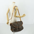 LOUIS VUITTON Monogram Saumur 35 Shoulder Bag M42254 LV Auth bs31663-28
