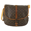 LOUIS VUITTON Monogram Saumur 35 Shoulder Bag M42254 LV Auth bs31663-2