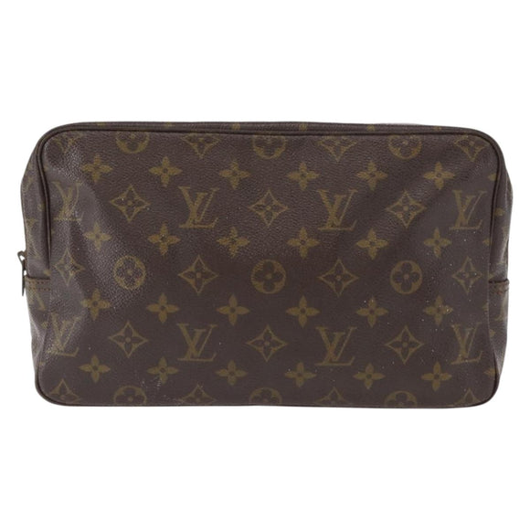 LOUIS VUITTON Monogram Trousse Toilette 28 Clutch Bag M47522 LV Auth bs31665