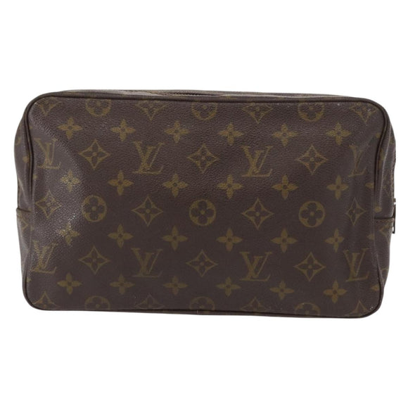 LOUIS VUITTON Monogram Trousse Toilette 28 Clutch Bag M47522 LV Auth bs31665
