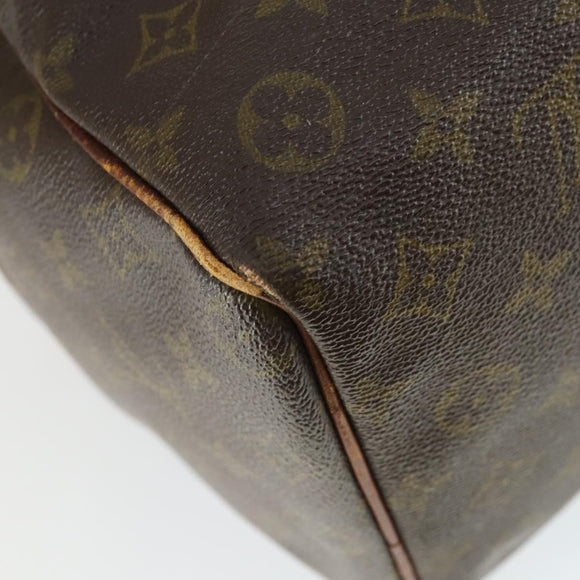 LOUIS VUITTON Monogram Speedy 35 Hand Bag M41524 LV Auth bs31666