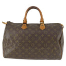 LOUIS VUITTON Monogram Speedy 35 Hand Bag M41524 LV Auth bs31666-2