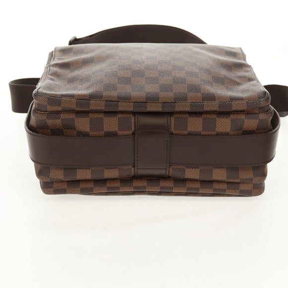 LOUIS VUITTON Damier Ebene Naviglio Shoulder Bag N45255 LV Auth bs31667