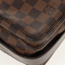 LOUIS VUITTON Damier Ebene Naviglio Shoulder Bag N45255 LV Auth bs31667-15