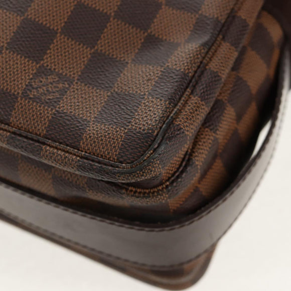 LOUIS VUITTON Damier Ebene Naviglio Shoulder Bag N45255 LV Auth bs31667