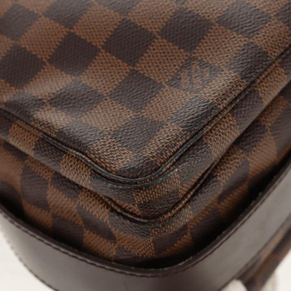 LOUIS VUITTON Damier Ebene Naviglio Shoulder Bag N45255 LV Auth bs31667