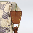 LOUIS VUITTON Damier Azur Pochette Accessoires Pouch N51986 LV Auth bs31668-17