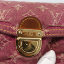 LOUIS VUITTON Monogram Denim Mini Preity Bag Fuchsia M95216 LV Auth bs31670V-17