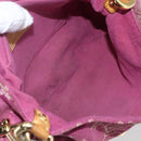 LOUIS VUITTON Monogram Denim Mini Preity Bag Fuchsia M95216 LV Auth bs31670V-10