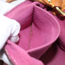 LOUIS VUITTON Monogram Denim Mini Preity Bag Fuchsia M95216 LV Auth bs31670V-11