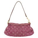LOUIS VUITTON Monogram Denim Mini Preity Bag Fuchsia M95216 LV Auth bs31670V-2