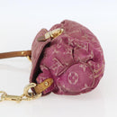 LOUIS VUITTON Monogram Denim Mini Preity Bag Fuchsia M95216 LV Auth bs31670V-3