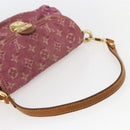 LOUIS VUITTON Monogram Denim Mini Preity Bag Fuchsia M95216 LV Auth bs31670V-7