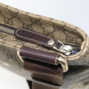 GUCCI GG Supreme Shoulder Bag PVC Beige Gold 201446 Auth bs31672-9