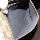 GUCCI GG Supreme Shoulder Bag PVC Beige Gold 201446 Auth bs31672-11