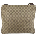 GUCCI GG Supreme Shoulder Bag PVC Beige Gold 201446 Auth bs31672-2